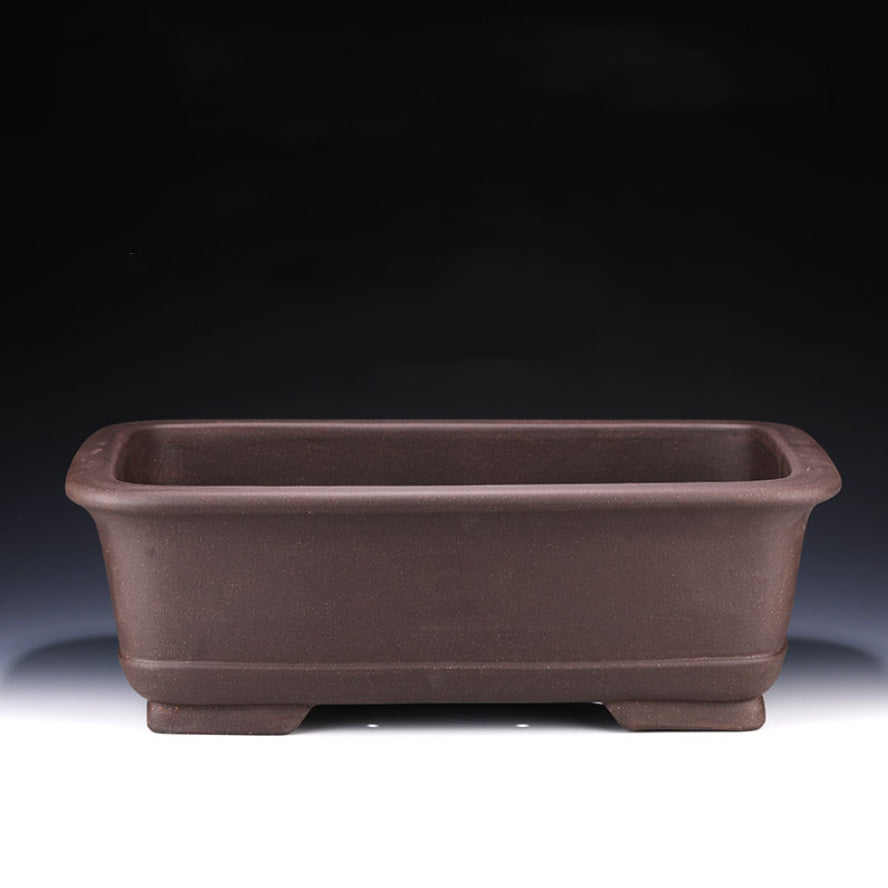 16.5" Extra Large Rectangular Traditional Yixing Clay Bonsai Pot