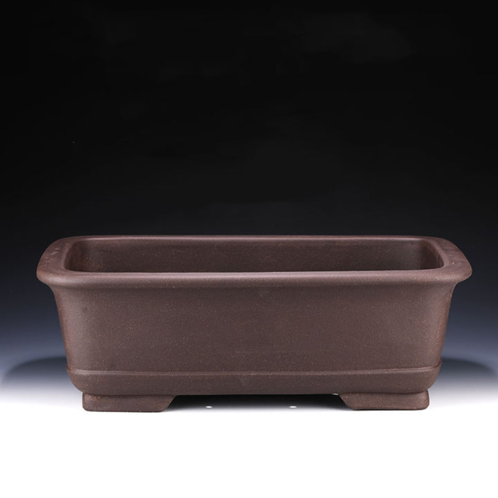 16.5" Extra Large Rectangular Traditional Yixing Clay Bonsai Pot