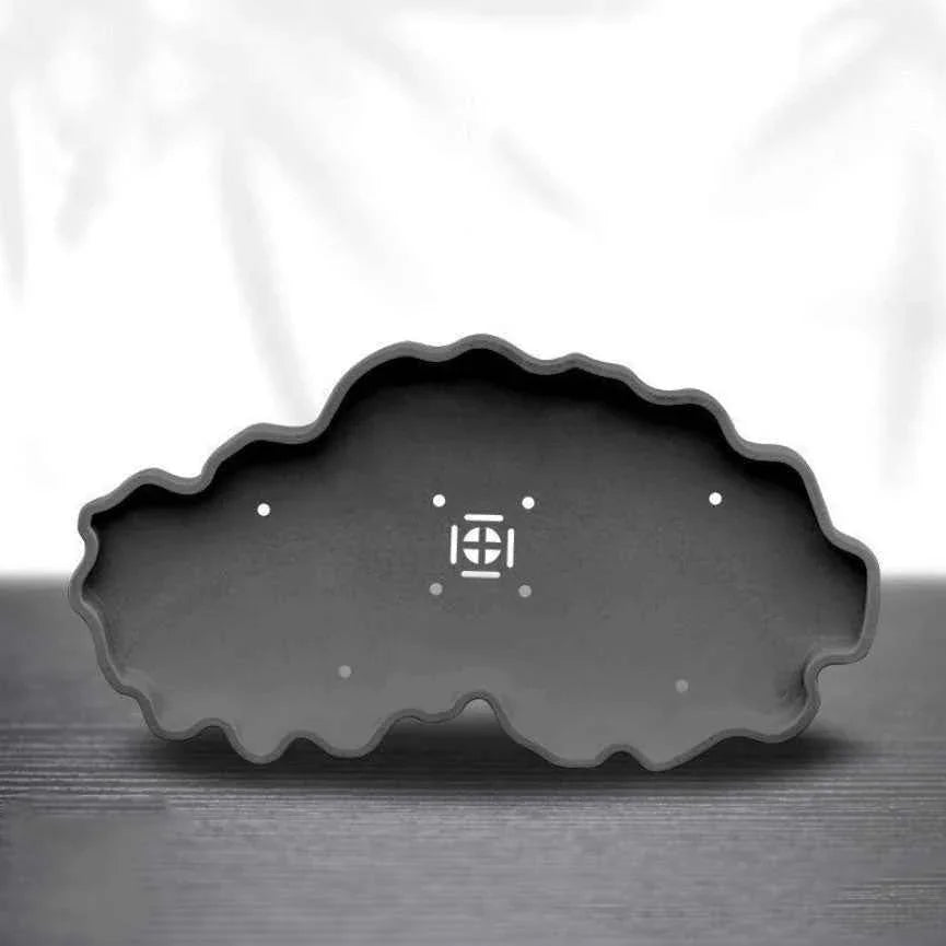 10.8" (27.5cm) Large Cloud Shaped Resin Shallow Bonsai Landscape Pots