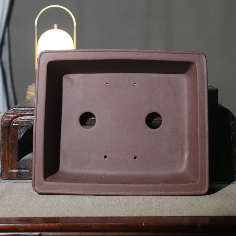 11.6" (29.5cm) Large Traditional Chinese Yixing Clay Bonsai Pot Inner View