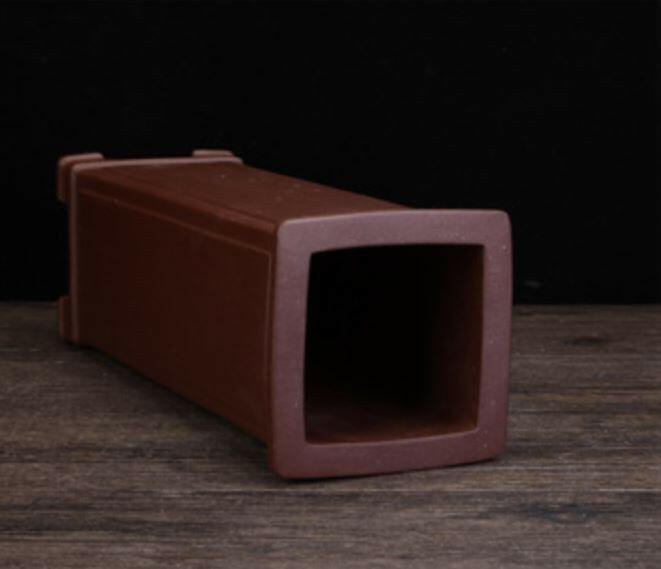 12.8" Extra-Deep Handmade Unglazed Cascade Pots - Potscape