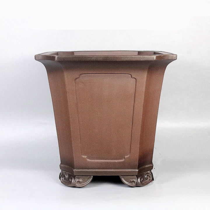 13.3 inch (34cm) Extra Deep, Large Square Premium Cascade Bonsai Pot