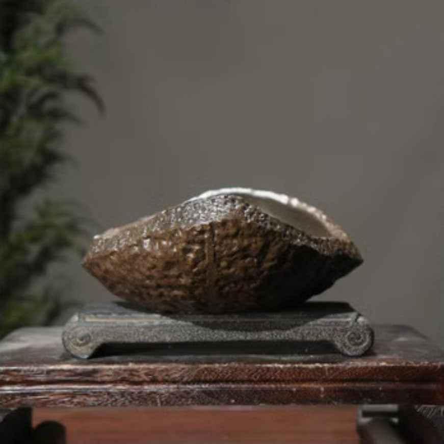 14.1" (36cm) Handcrafted Rock-Like Abstract Bonsai Forest Pot