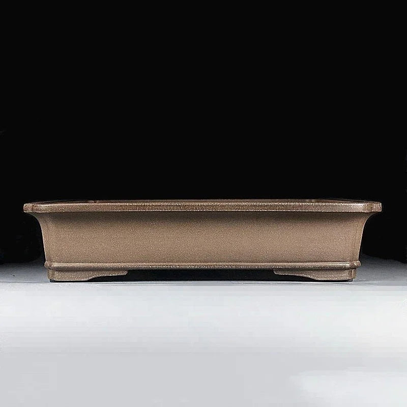 14.7 inch (37.5cm) Large Rectangular Classic Yixing Clay Bonsai Pot