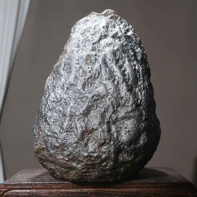 15.7" (40cm) Large Handcrafted Rugged Rock-Like Crescent Bonsai Pot