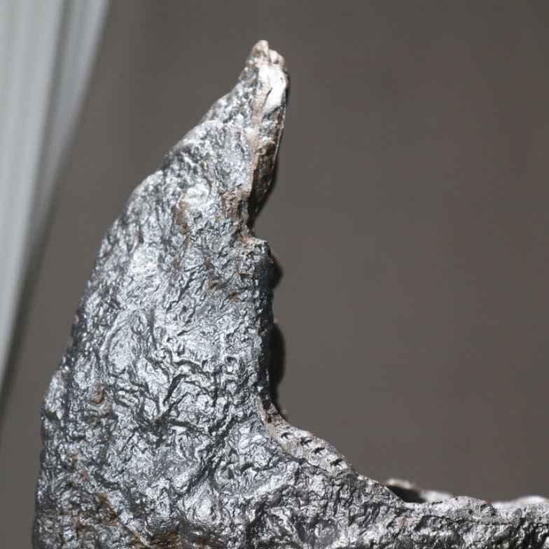 15.7" (40cm) Large Handcrafted Rugged Rock-Like Crescent Bonsai Pot