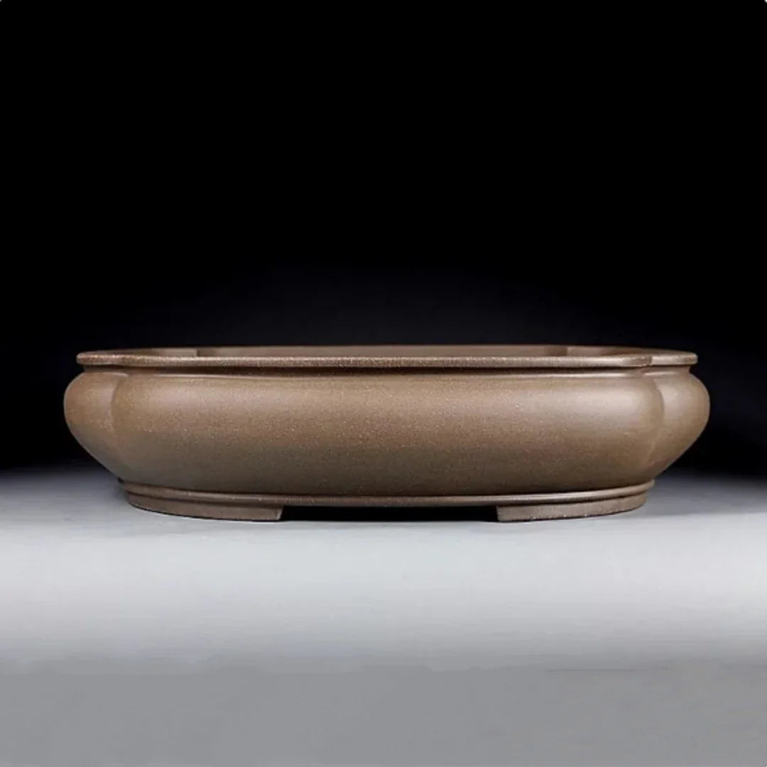15.9 inch (40.5cm) Large Classic Rounded Rectangular Bonsai Pot