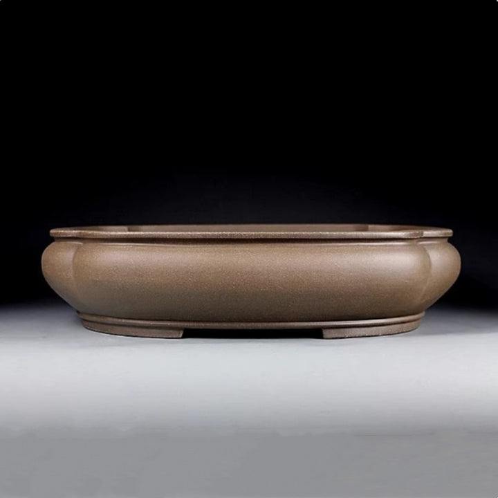 15.9 inch (40.5cm) Large Classic Rounded Rectangular Bonsai Pot