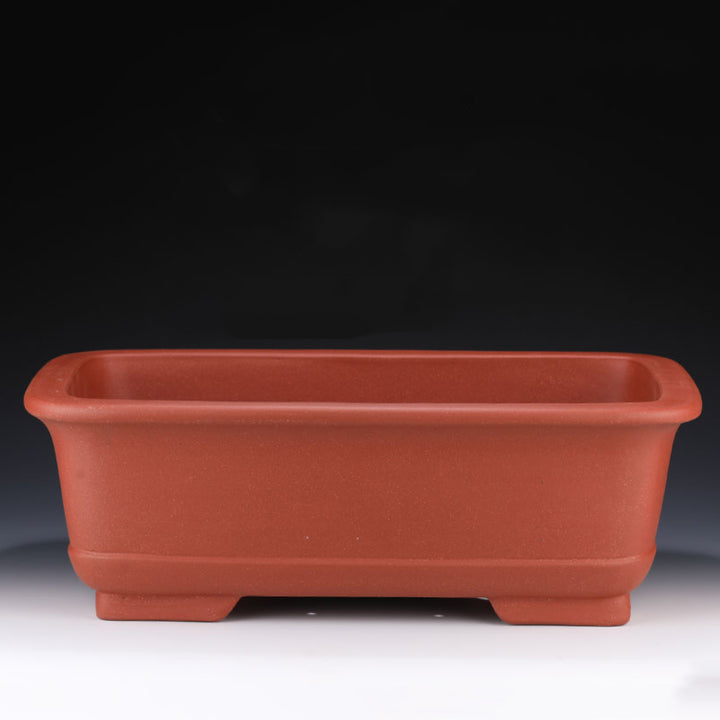 16.5" Extra Large Rectangular Traditional Yixing Clay Bonsai Pot