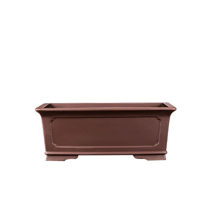 17.1 inch Large Rectangular Classic Yixing Clay Bonsai Pot