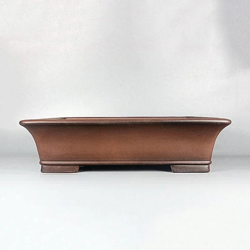 17.5 inch (44.5cm) Large Rectangular Classic Flared Wall Bonsai Pot