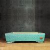 17.7 inch (45cm) Large Rectangular Green Cracked Glaze Traditional Shallow Bonsai Pot