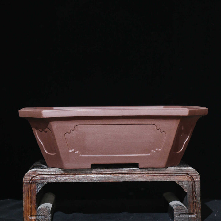 18.1" (46cm) Extra Large High-End Rectangular Bonsai Pot Handmade
