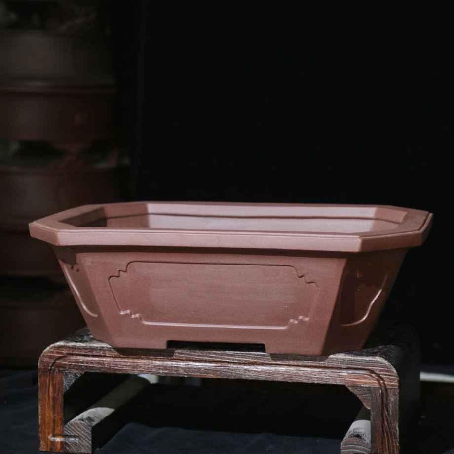 18.1" (46cm) Extra Large High-End Rectangular Bonsai Pot Handmade