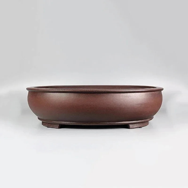 18.9" (48cm) Extra Large Premium Yixing Clay Oval Bonsai Pot