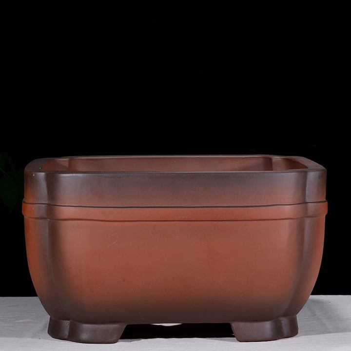 19.6 inch (50cm) Large 10.2 inch (26cm) Deep Square Semi Cascade Bonsai Pot