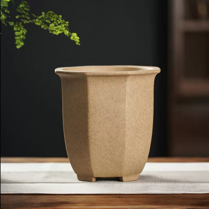 7.6" (19.5cm) Deep Unglazed Classic Cascade Bonsai Pots