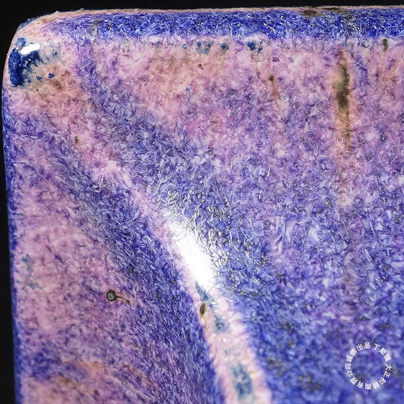 15.6" (39.6cm) Große Rechteckige Hochtemperatur Rote Glasierte Bonsai-Schale