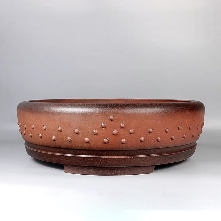 20.8 inch (53cm) Extra-Large Round Dual Tone Premium Drum Bonsai Pot