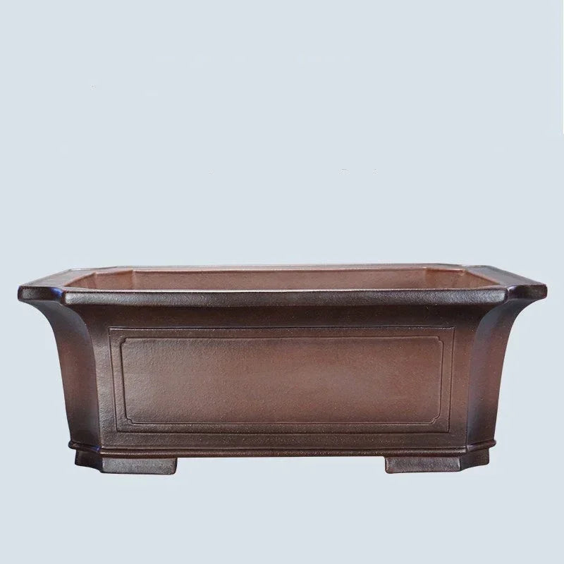 20.8 inch (53cm) Extra Large Handmade Corner-Cut Rectangular Bonsai Pot