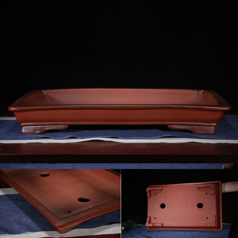 21.4 inch (54.5cm) Extra Large Rectangular Shallow Forest Bonsai Pot