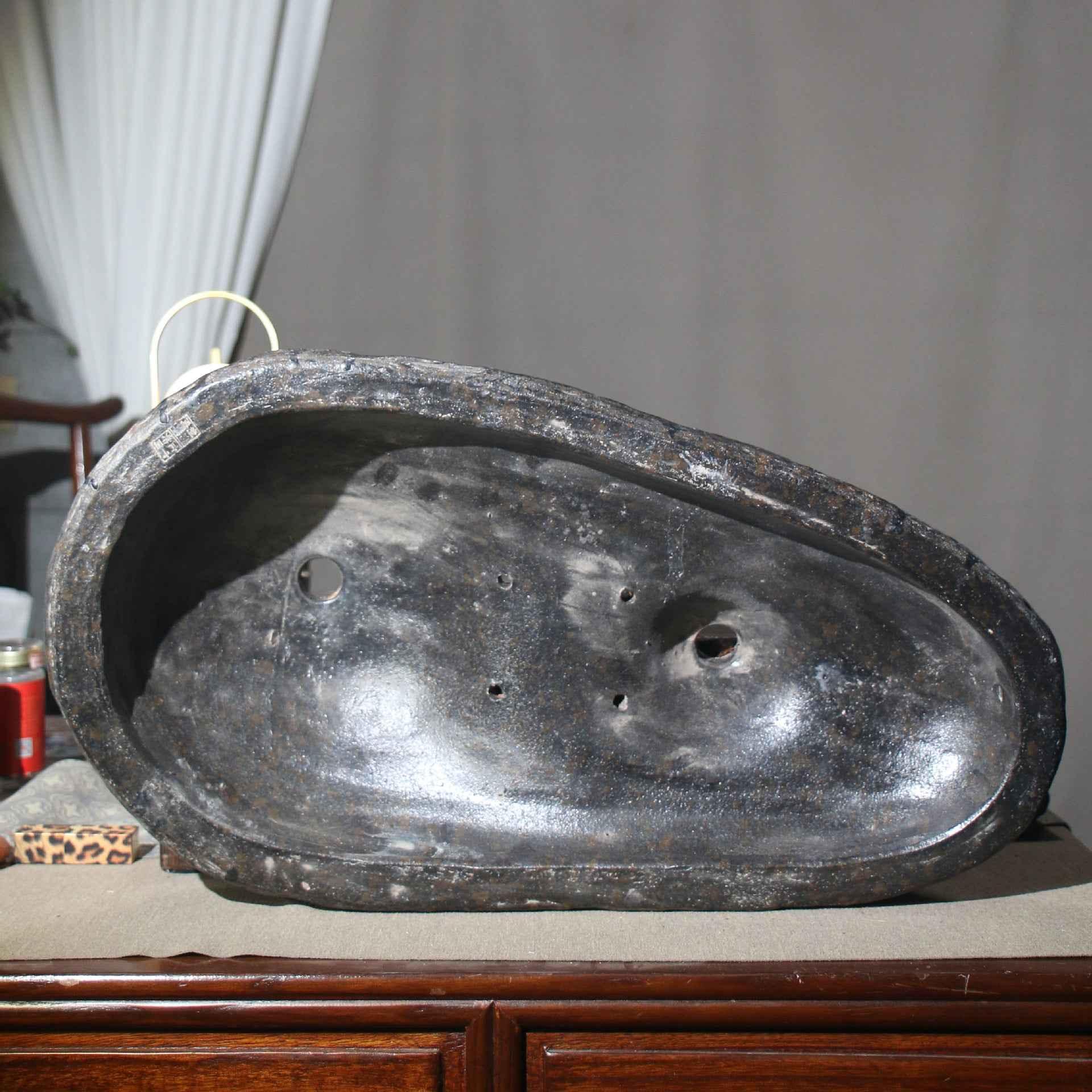 21.6" (55cm) Handcrafted Rocky Mountain-Inspired Bonsai Forest Pot