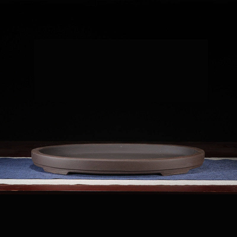 21.6 inch (55cm) Extra Large Oval Shallow Unglazed Classic Forest Bonsai Pot