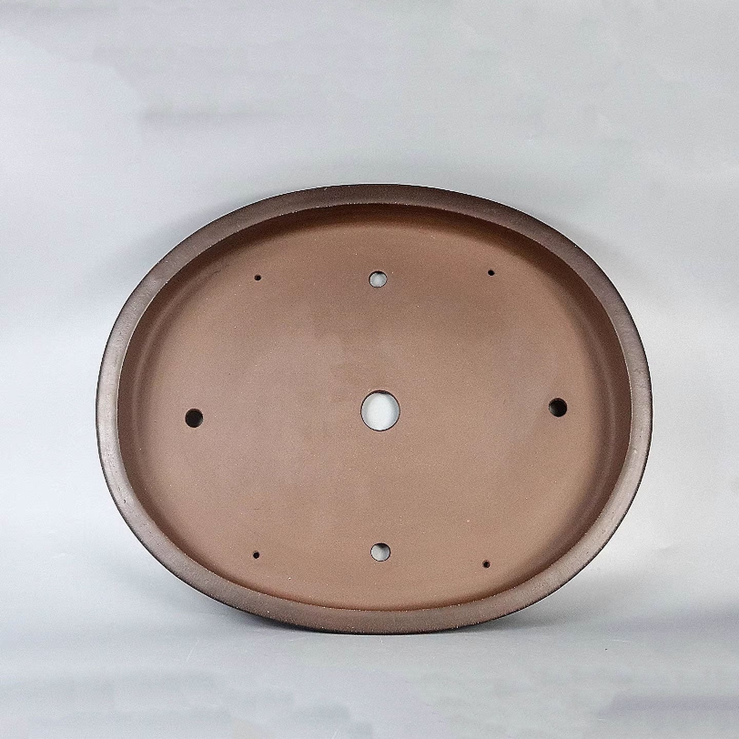 22 inch (56cm) Extra Large Oval Premium Dual Tone Shallow Bonsai Pot Inner View