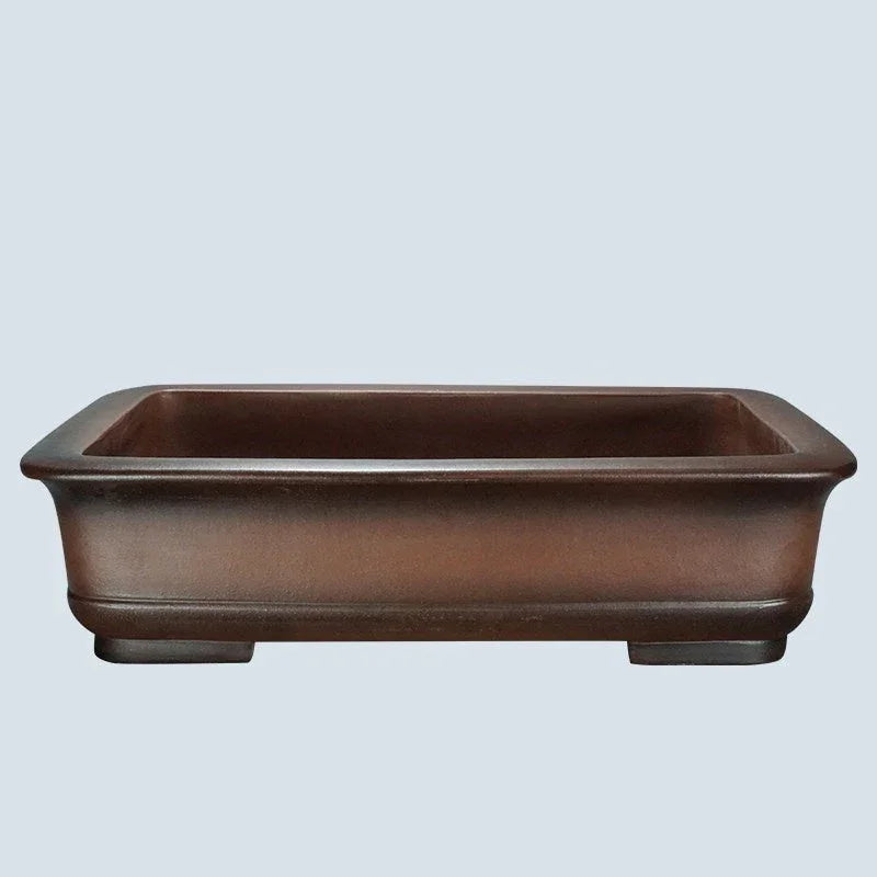 23.6 inch Extra Large Rectangular Traditional Yixing Clay Premium Bonsai Pot