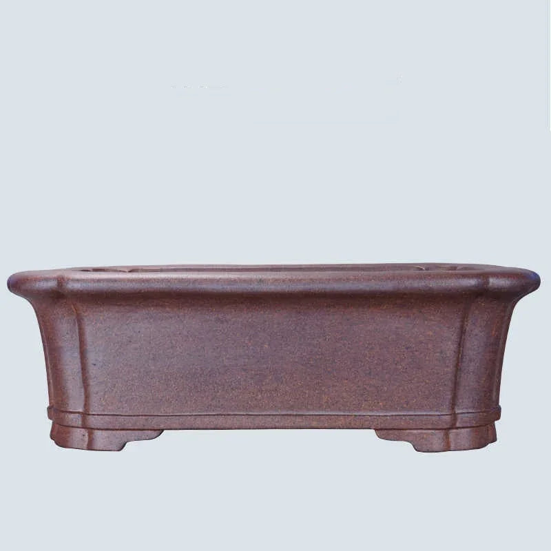 24.8 inch (63cm) Extra Large Premium Rectangular Bonsai Pot w Fluted Corners