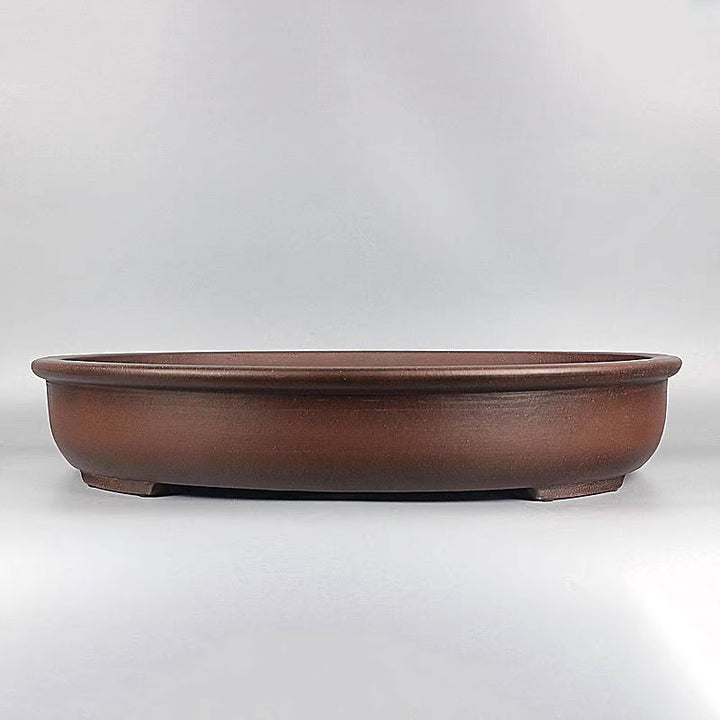 24 inch (61cm) Extra Large Oval Traditional Unglazed Forest Bonsai Pot