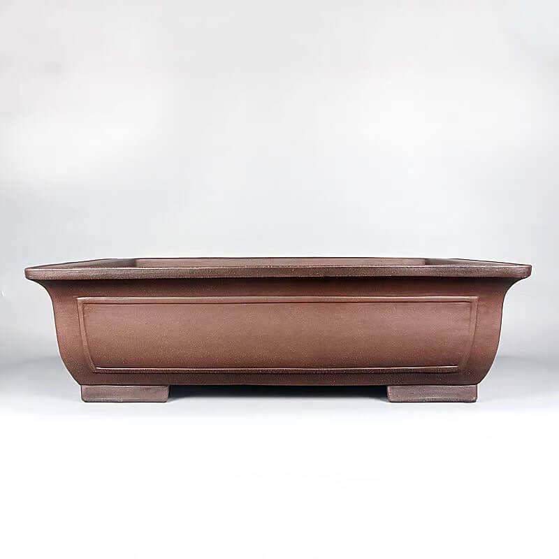 24 inch (61cm) Extra Large Traditional Rectangular Bonsai Pot w Framed Panels