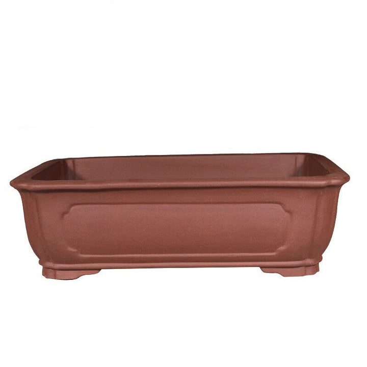 24 inch (61cm) Extra large Traditional Rectangle Bonsai Pot w Paneled Sides