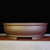 25.6 inch (65cm) Extra Large Classic Oval Unglazed Deep Bonsai Pots Brown Color