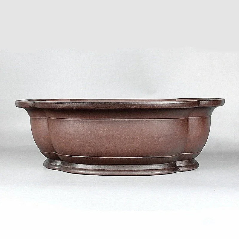 25.6 inch Extra Large Lotus Shaped Premium Handmade Bonsai Pot