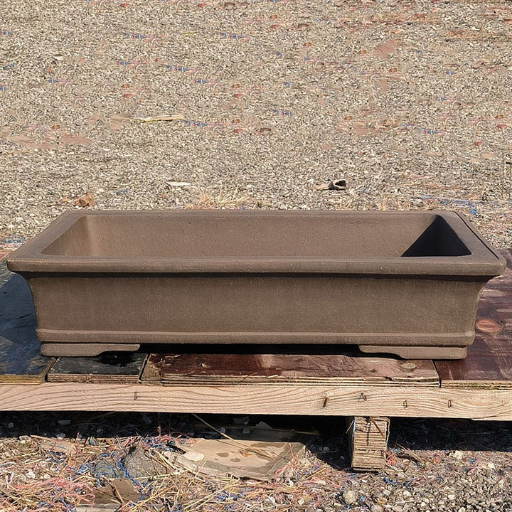 26.7 inch (68cm) Extra Large Rectangular Traditional Yixing Clay Bonsai Pot