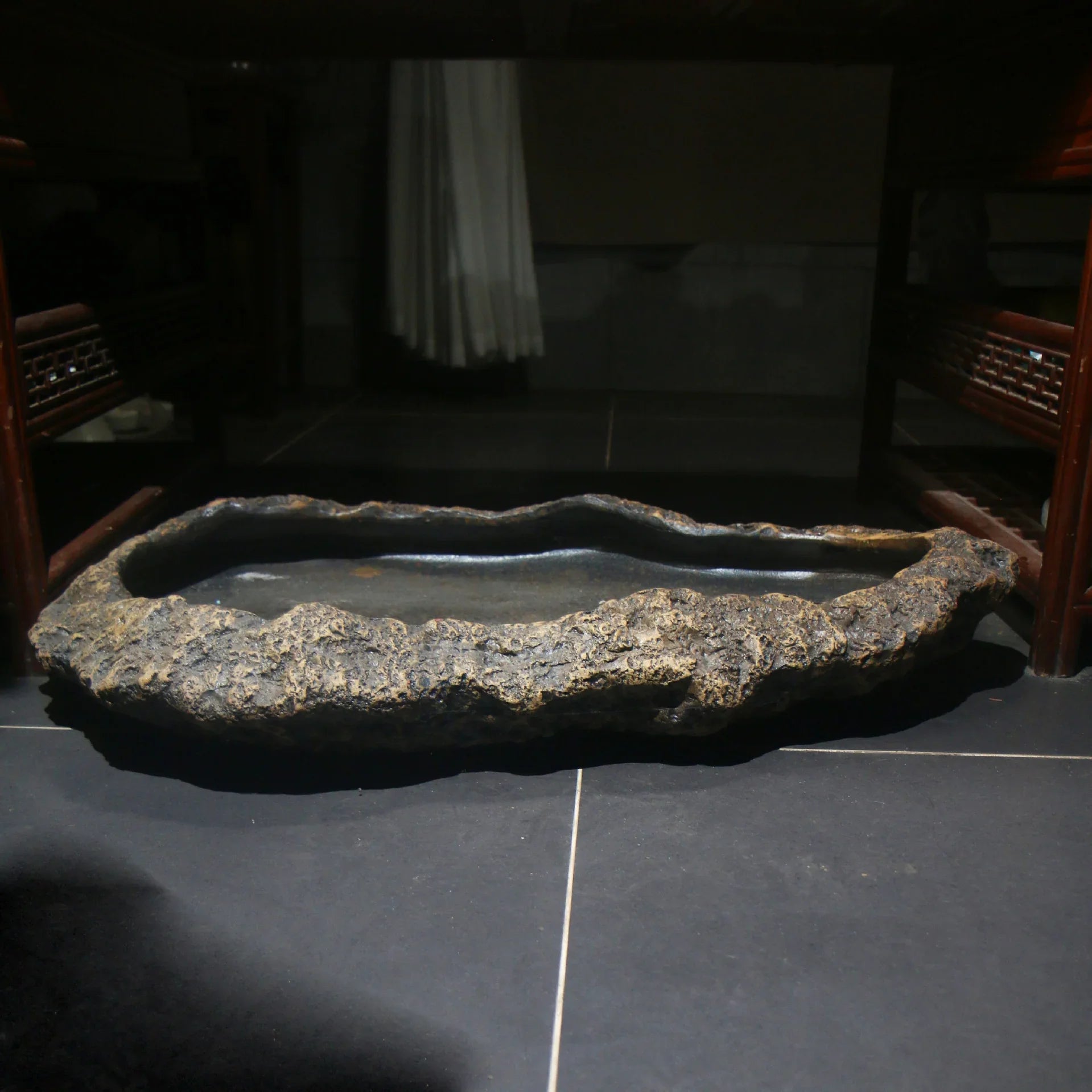 29.1" (74cm) Extra-Large Natural Rock-Style Forest Bonsai Pot