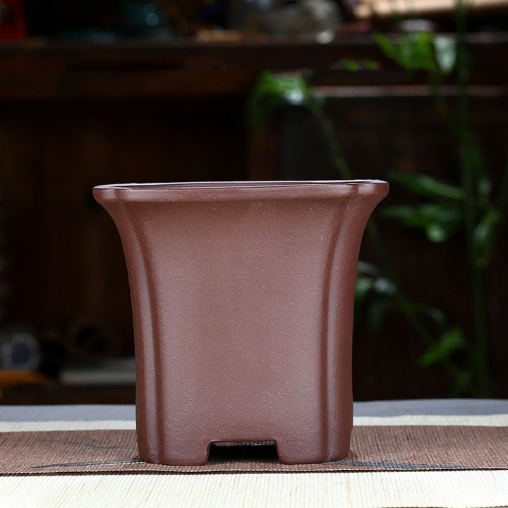 4.7" (12 cm) Deep Square Traditional Cascade/Semi Cascade Bonsai Pots