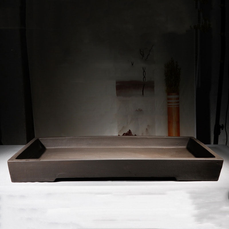 37.2" (94.5cm) XL Rectangular Shallow Bonsai Forest Landscape Pot