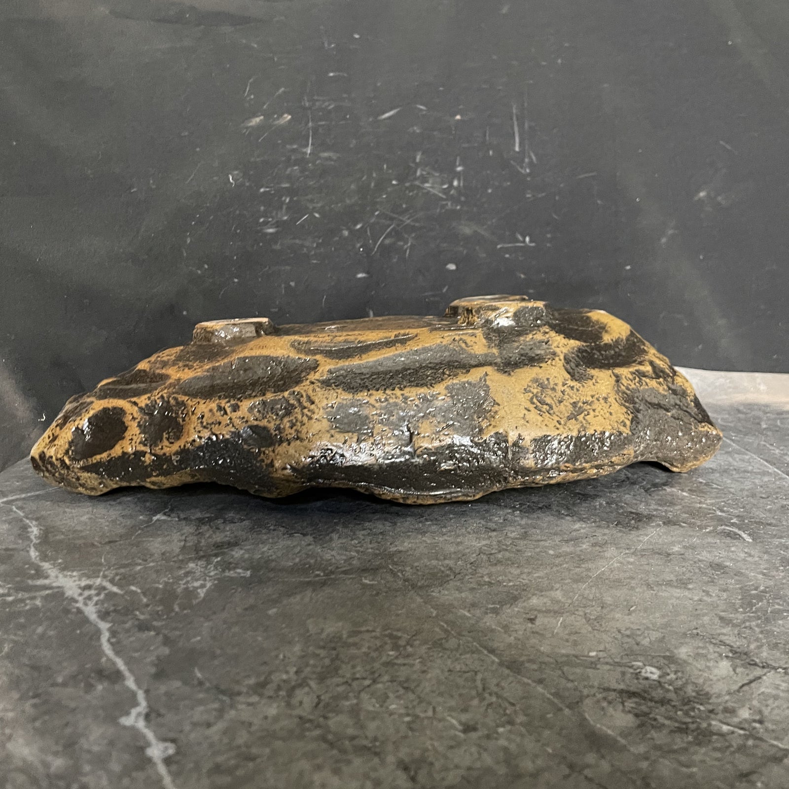 18.1" (46cm) Extra Large Slab-Style Abstract Forest Landscape Bonsai Pot