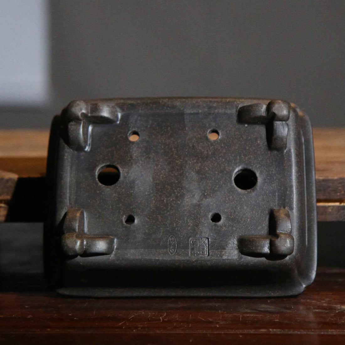 5.3" (13.5cm) Small Handmade Yixing Clay Rectangular Bonsai Pot