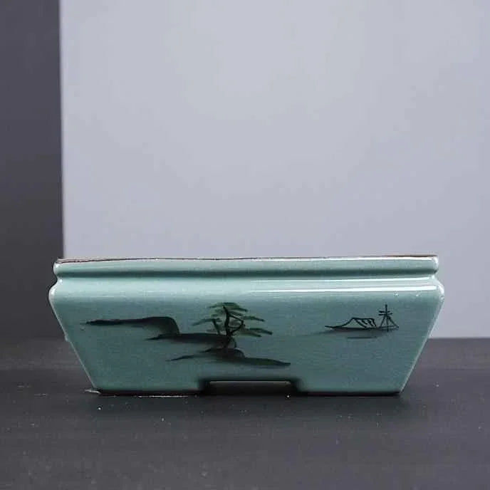 5.3" (13.5cm) Small Rectangular Artistic Shallow Bonsai Pots