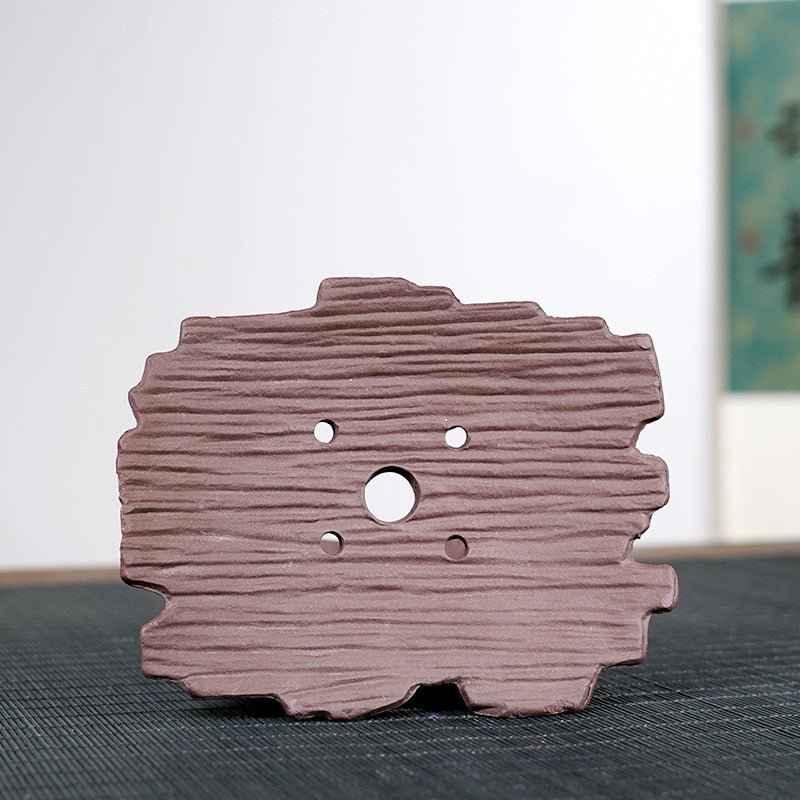 5.5" (14cm) Small Handmade Rustic Shallow Bonsai Slab Pot