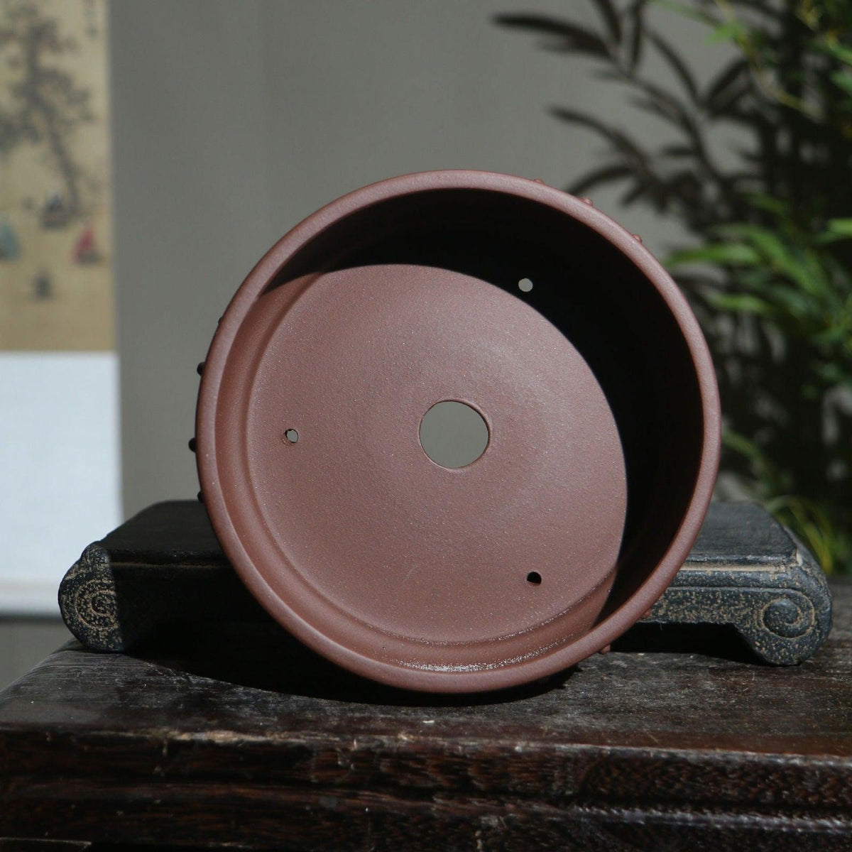 6.5" Round Studded Round Raised Feet Pots - Potscape