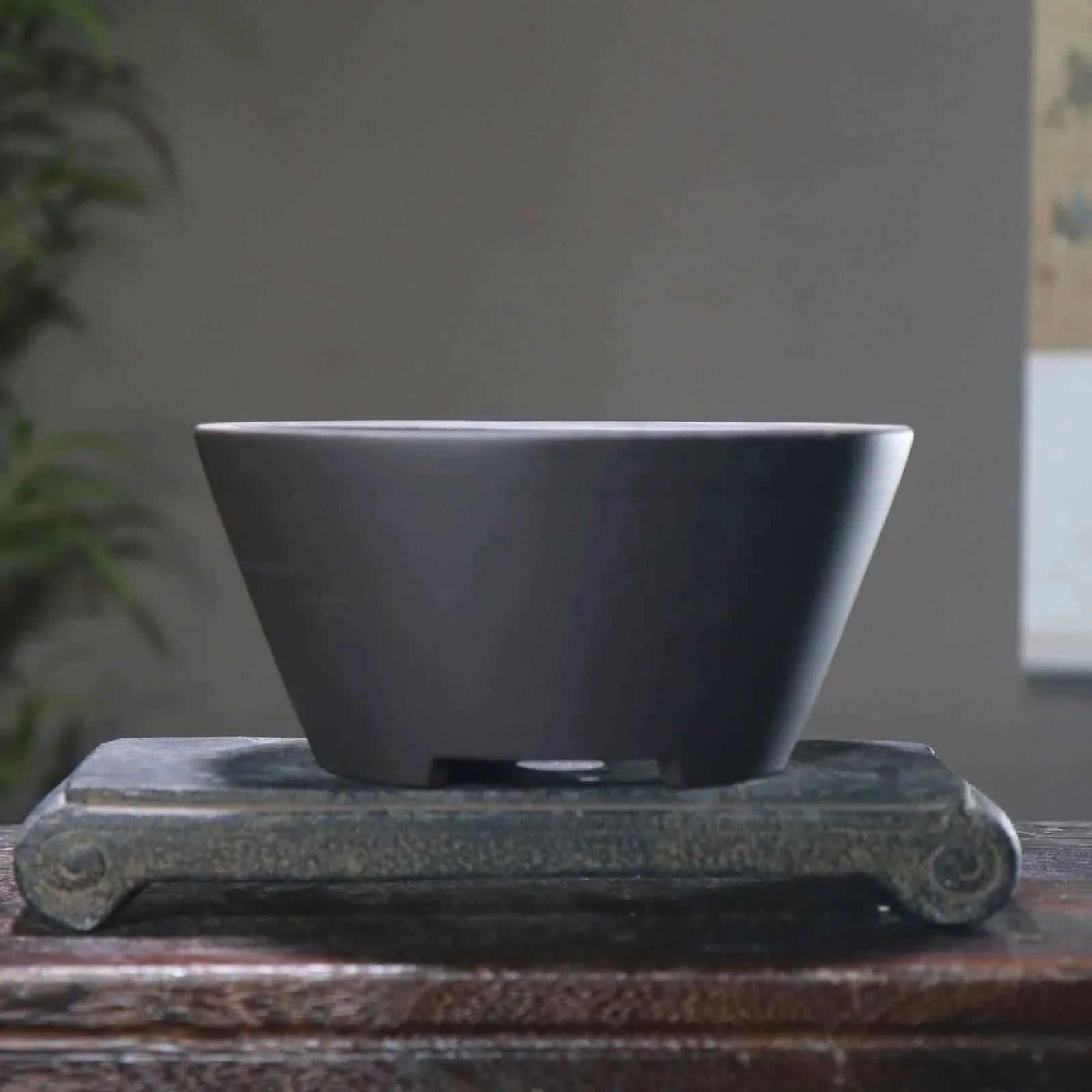 7.4" (19cm) Round Minimalist Flared Classic Bonsai Pots