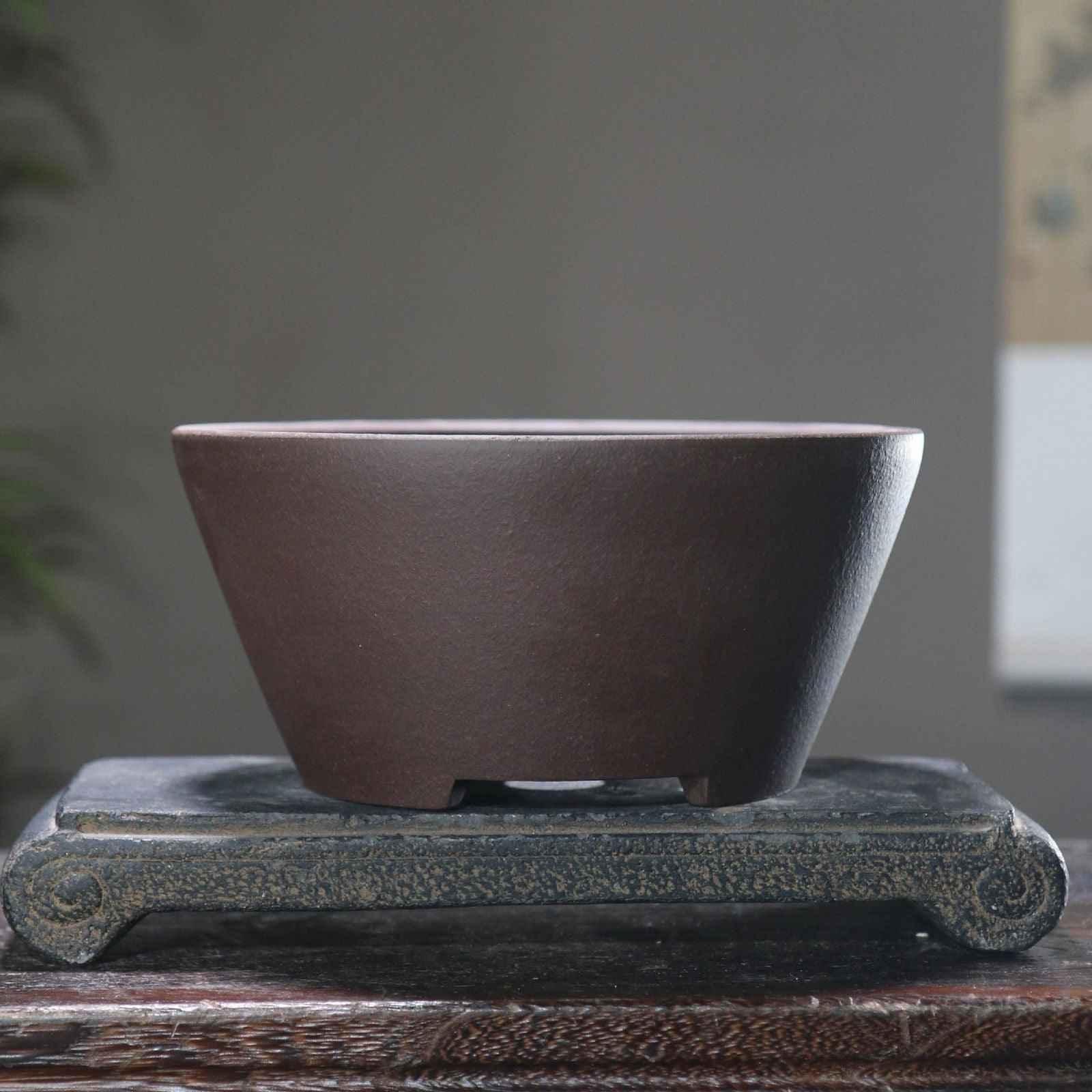 7.4" (19cm) Round Minimalist Flared Classic Bonsai Pots