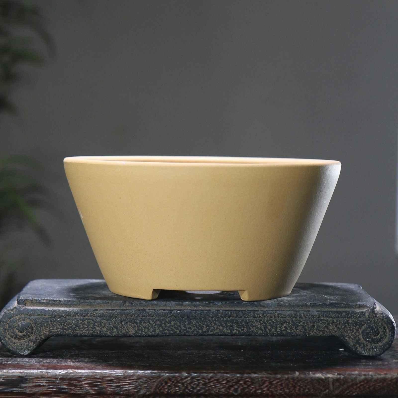 7.4" (19cm) Round Minimalist Flared Classic Bonsai Pots