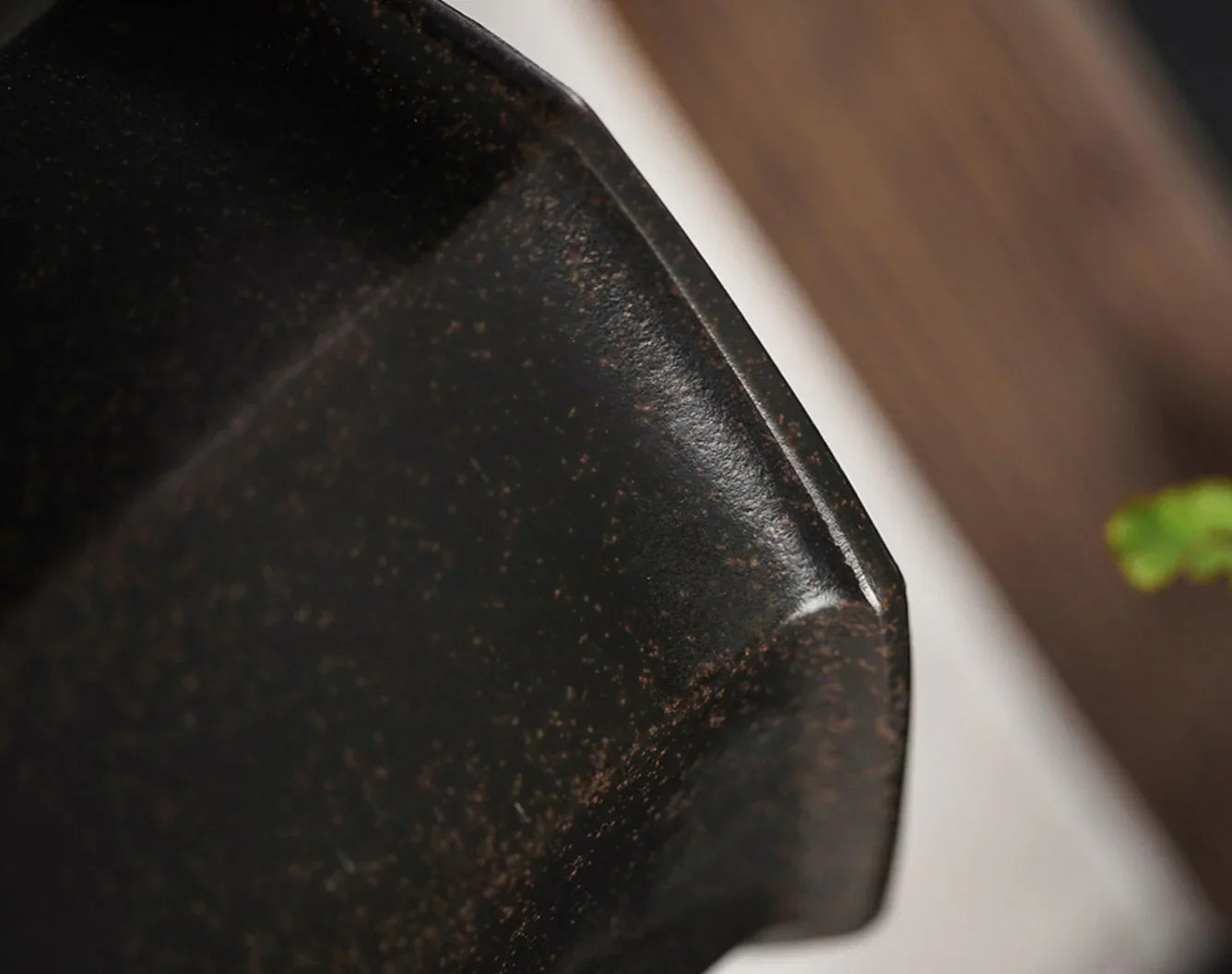 7.6" (19.5cm) Deep Unglazed Classic Cascade Bonsai Pots Close Shot