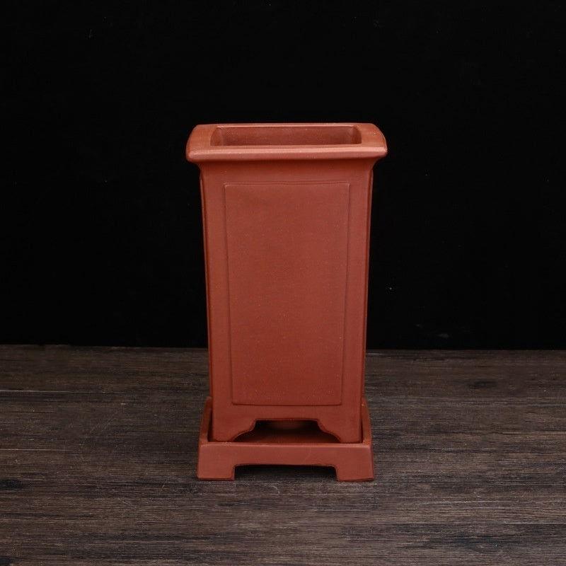 7.6" Deep Handmade Premium Unglazed Cascade Pots - Potscape