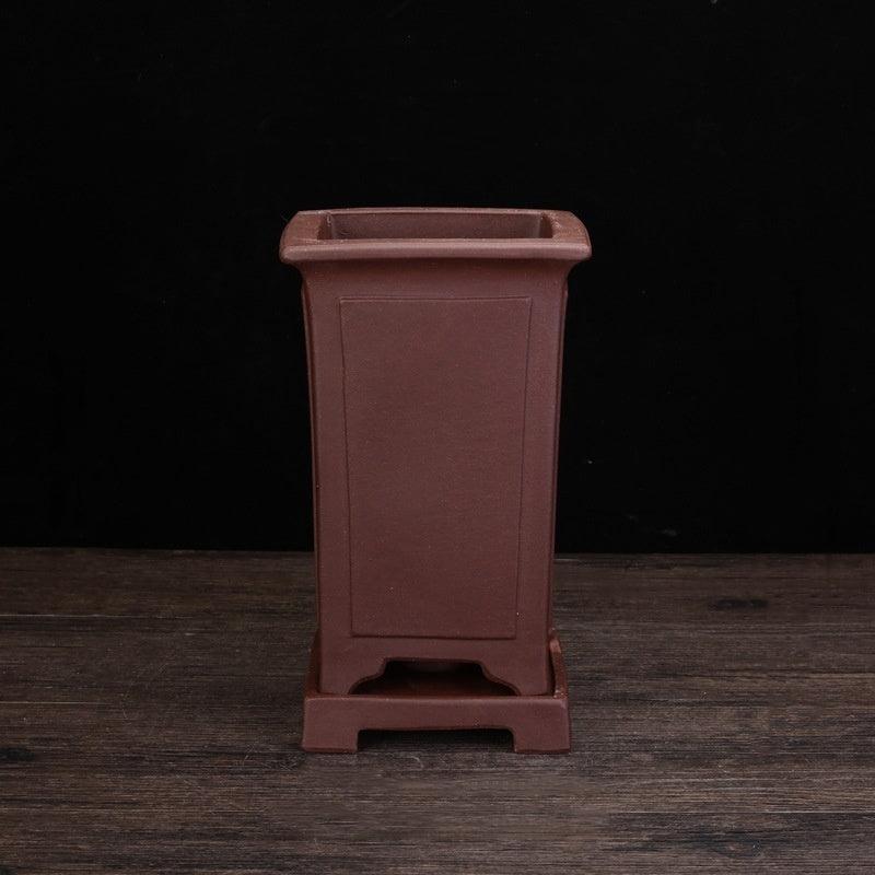 7.6" Deep Handmade Premium Unglazed Cascade Pots - Potscape
